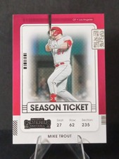 2021 Panini Contenders - Mike Trout #56  - Season Ticket