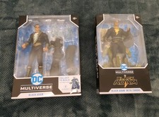DC Mcfarlane Multiverse Action Figures BLACK Adam With THRONE AND BAF parts X2