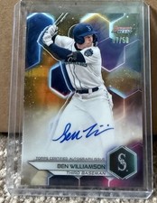 2023 Bowman's Best Best of 2023 Autographs Ben Williamson Rays RC 07/50