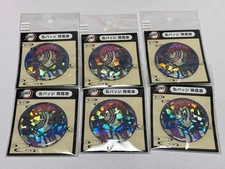 ufotable Akaza Hologram Can Badge Set 6pc Rare Authentic Collectible
