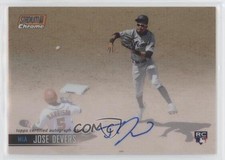 2021 Topps Stadium Club Chrome Orange Refractor 25/25 Jose Devers Auto 8d2