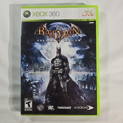 Batman: Arkham Asylum (Microsoft Xbox 360, 2009) Complete CIB Very Good