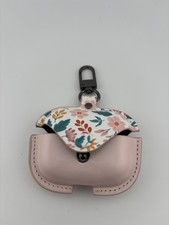 GuarzFun Leather Case for Apple AirPods Pro - Pink Floral Garden Snap Cover
