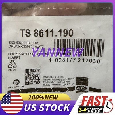 RITTAL 8611190 TS PUSH BUTTON INSERT FOR HANDLE TS 8611.190