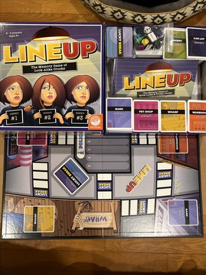 Line Up Board Game The Memory Game of Quick Looks & Tricky Crooks Mindware