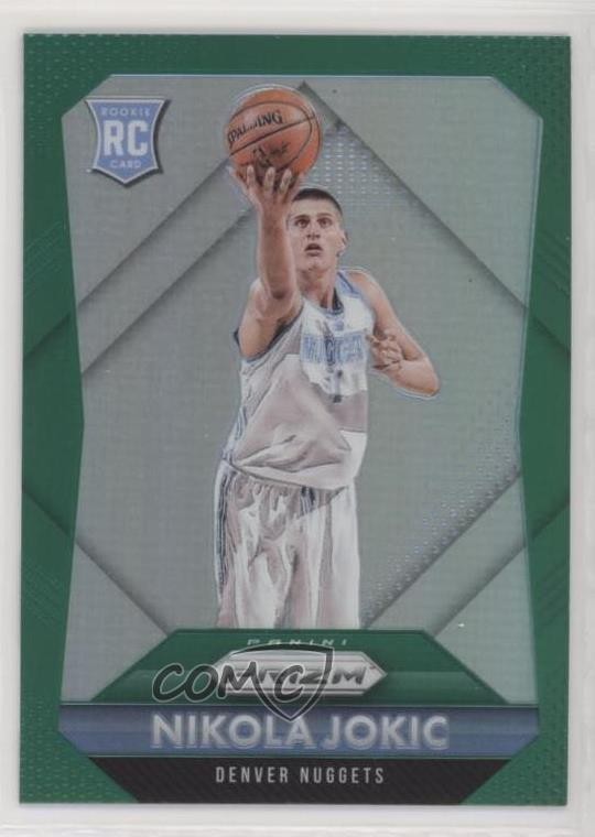 2015-16 Panini Prizm Rookies Green Prizm Nikola Jokic #335 0ad