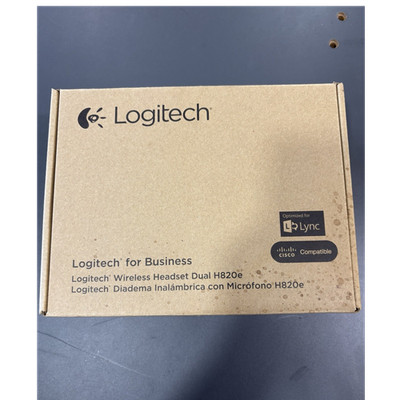 Logitech Wireless Headset Dual H820e Stereo DECT Business Headphones Open Box