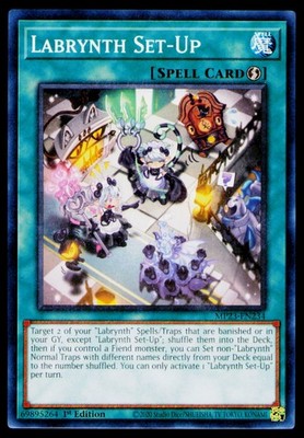 25th Anniversary Tin: Dueling Heroes Mega Pack #MP23-EN234 Labrynth Set-Up