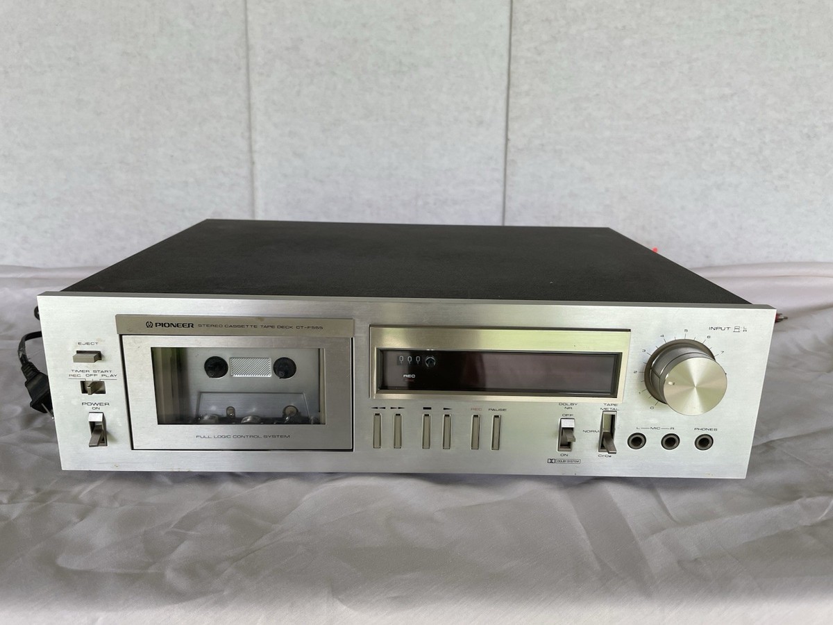 Pioneer Stereo Cassette Tape Deck CT-F555 Parts Only, Turns On | eBay