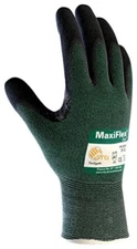 PIP 112-34-8743/L MAXIFLEX CUT  GRN ENG YARN  BLK NIT MIC  A2/EN3