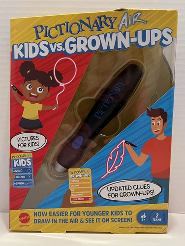 Mattel Pictionary Air Kids vs Grown-Ups - New