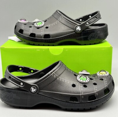 CROCSフロントコートМ７(25cm)ブラック　中古美品 Crocs フロントコート ネイビー М11(29cm)中古美品 Crocs フロント