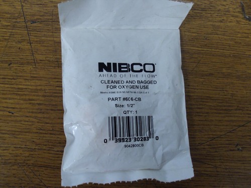 Nibco 606-CB 1/2" Sweat Copper 45 Degree Elbow Cleaned B21