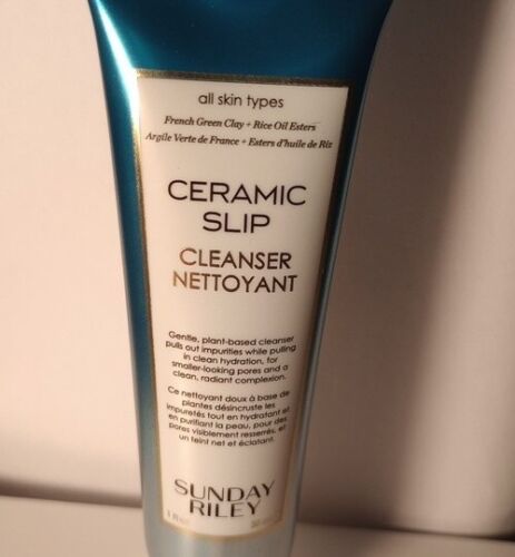 Sunday Riley Ceramic Slip Cleanser New No Box, 1oz/30ml