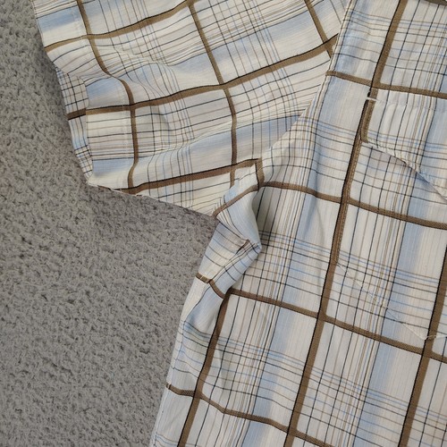 Bullhead Western Style Shirt Mens Medium Multicolor Plaid Pearl Snap Casual - Picture 3 of 11