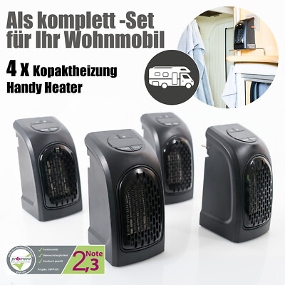 Wohnwagen Steckdosenheizer 4 er Set