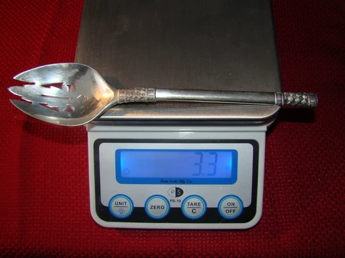 WALLACE STERLING SILVER AEGEAN WEAVE PIERCED TABLESPOON NO MONOGRAM