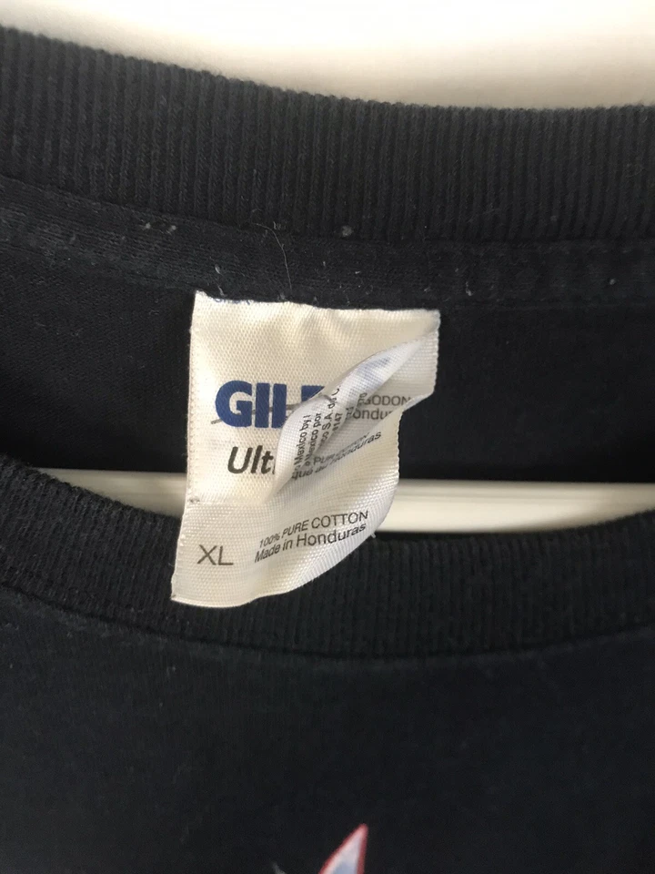 Camiseta De Colección Rick Fairless Strokers Tinta X Grande Negra Salón de Tatuajes Motociclista TX Y2K Foto 4 de 4