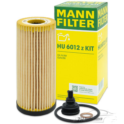 MANN-FILTER HU 6012 z KIT Ölfilter für BMW 1er F40 2er F39 F44 F45 X1 X2 Mini