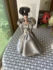 Silver Starlight Porcelain Barbie 2nd In Set  W Original Box & Ship 1993