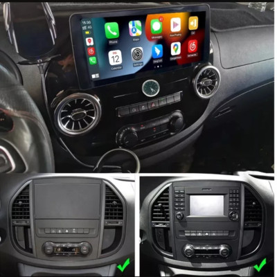 12,3 Zoll QLED für Mercedes Benz Vito W447 14-20 Android 13 Autoradio GPS Stereo