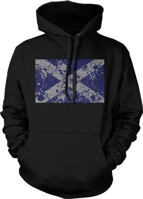 Scotland Text Flag Scottish Pride Alba Scots Independence 2-tone Hoodie Pullover