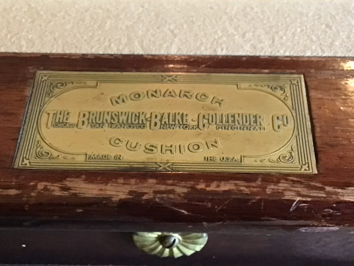 Brunswick-Balke-Collender Pool Table 1920's Kling 5x10 | eBay