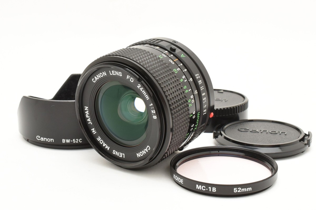 CANON FD 24mm f/2.8 レンズ Pre-Owned Canon FD 24mm f/2.8 Extra Wide Angle Lens - Tuttle