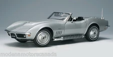 1969 CHEVROLET CORVETTE CONVERTIBLE CORTEZ SILVER 1:18 AUTOART #71162 NEW IN BOX