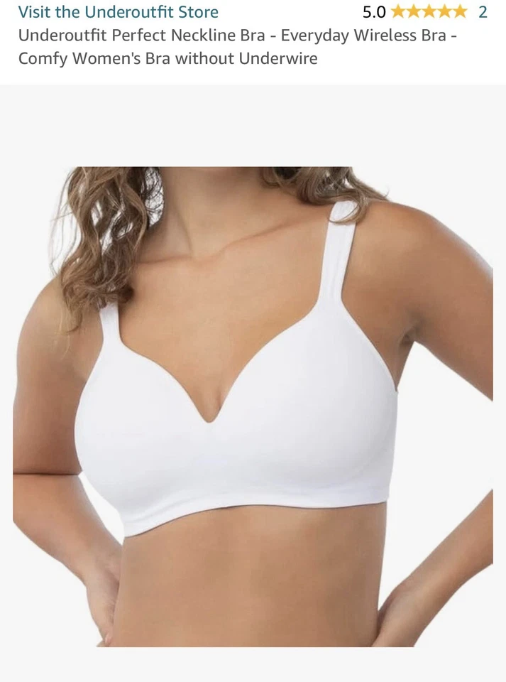 Sujetador Underoutfit Comfort Shaping LIFT BLANCO M #460 correa ajustable nuevo con etiquetas RTL $69 Foto 3 de 4