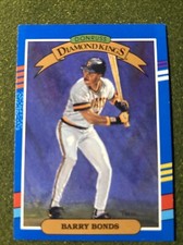 1991 Donruss -  3 Yellow Stripes on Right #4 Barry Bonds