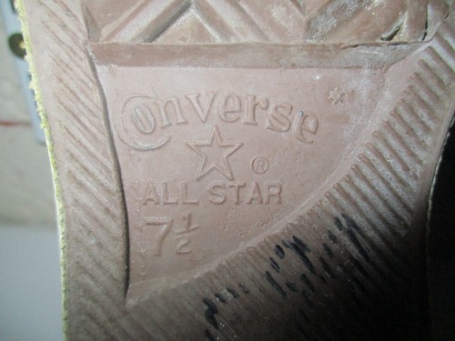 CONVERSE ALL-STAR bleu rare vintage Made in USA collector 80's USA 7,5 7 1/2 41 - Picture 11 of 11