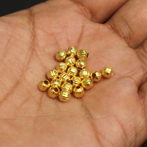 Bolas de metal dorado de 5 mm - Imagen 5 de 8
