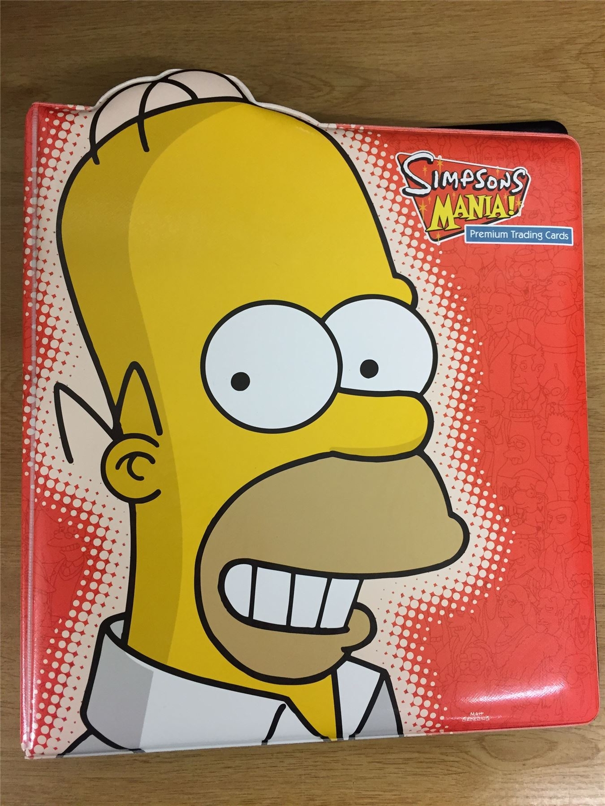 The Simpsons Mania Official Inkworks Binder