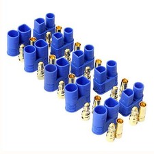 10pairs Male/Female EC3 Style Connector w/ 20pairs 3.5mm Gold Bullet Plug RC
