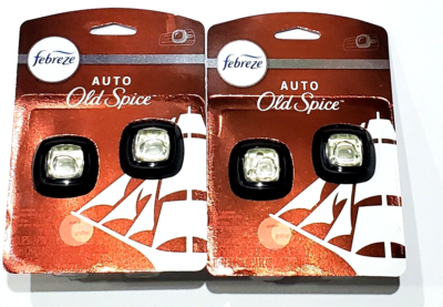 Packs Of Febreze Auto Old Spice Air Freshener Vent Clips