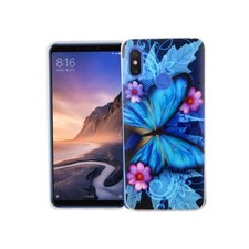 Xiaomi Mi Max 3 Phone Case Protection Cover Bumper Shell Butterfly Blue