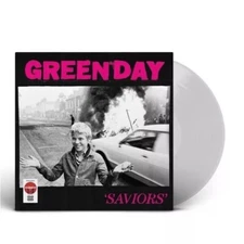 RARE GREEN DAY " SAVIORS " USA TARGET EXCLUSIVE CLEAR VINYL MADE IN CANADA 