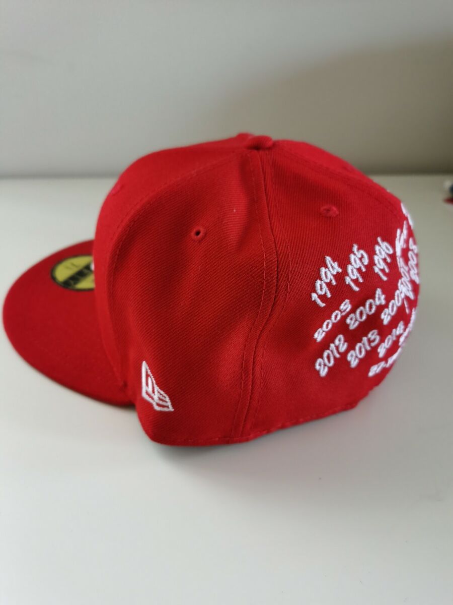 Supreme Champions Box Logo New Era Hat Cap Size 7 1/4 + 7 3/8 SS21 2021
