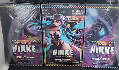 BT03 Unbreakable Nikke Nivel Arena Booster Box Korean Ver Factory