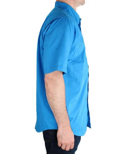 Magellan Outdoors Men's Fishing Shirt Classic Fit, Short Sleeve, Zip Pockets - Picture 4 of 21