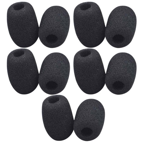 10 Pcs Blow-proof Bee Microphone Windscreen for Lavalier Windshield Sock