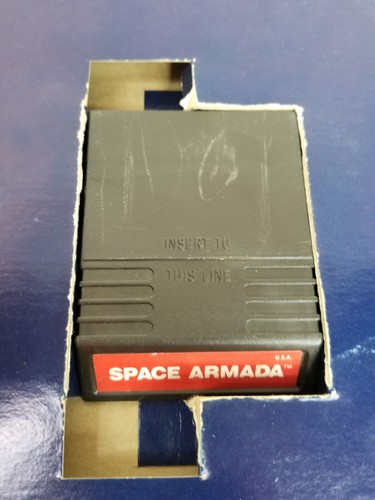 INTELLIVISION Space Armada Video Game COMPLETE w Manual, Overlays & Box Tested - Picture 7 of 8
