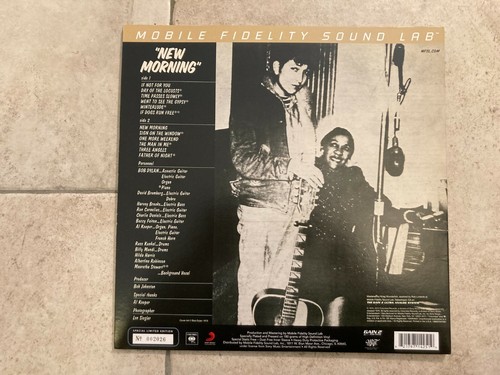 Bob Dylan _ New Morning _ Vinile LP Limited Numbered GAIN 2 MFSL 2014 USA NM - Foto 2 di 7