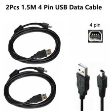 2x Cavo Dati USB per CB-USB1 Olympus E-10 E-100 RS E-20 E-20N E-20P Nuovo