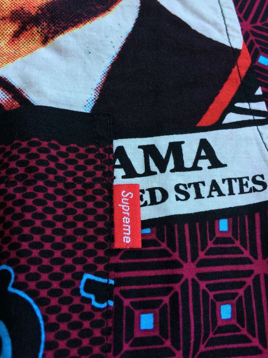 NEW S/S 2017 Supreme x Obama Button Up Shirt size small | eBay