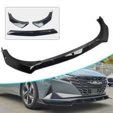 Für 2021+ Hyundai Elantra 3 stücke Frontspoiler Stoßstange Spoiler Splitter Kits