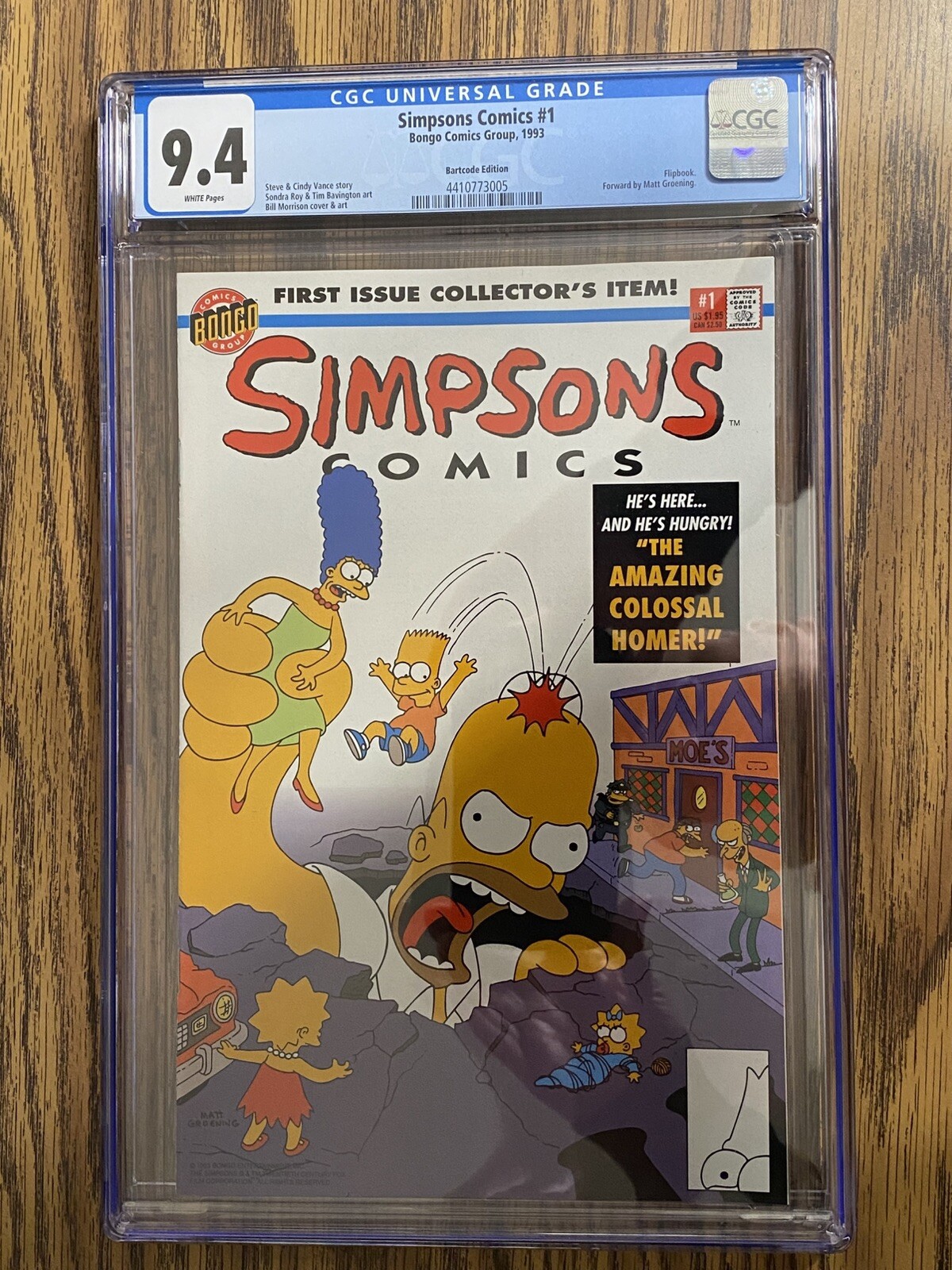 Simpsons Comics #1 (Bartcode Variant) Value - GoCollect