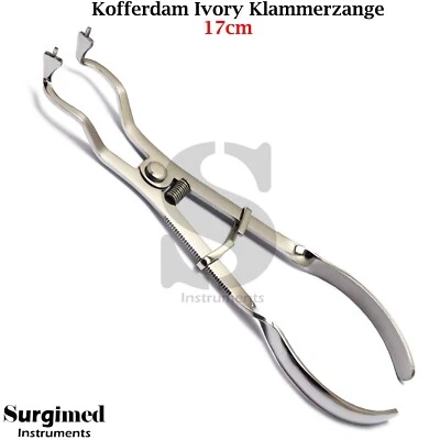 Kofferdam Instrumente Klammerzange nach Ivory Separierzange Zahnarzt Dental - Bild 1 von 3
