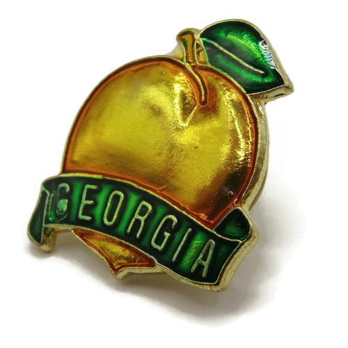 Spilla Georgia Peach vintage bel design - Foto 2 di 4